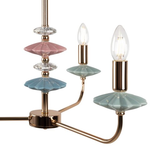 Светильник Castle 40Вт E14х3 IP20 подвесной Freya FR5336PL-03G