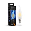 Лампа светодиодная Crystal Candle wind matt 6Вт 2800К E14 Voltega 7025