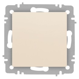Выключатель 1-кл. СП Accent 6-101-02 10А IP20 250В AL/CU сл. кость Intro Б0063477