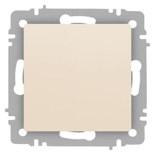 Выключатель 1-кл. СП Accent 6-101-02 10А IP20 250В AL/CU сл. кость Intro Б0063477