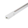 Шинопровод осветительный однофазный L1000 UBX-Q122 GS2 WHITE 100 SET01 тип G в наборе с заглушкой и