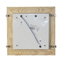 Светильник "Полесье" 300х300 НПБ 09-2х40-001 М94 бел./корпус сосна/держатель хром ИУ Элетех 10052058