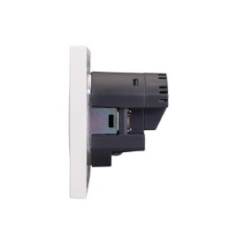 Розетка 1-м СП STRONG MIELE 16А с заземл. защ. шторки с USB A+C быстрой зарядки 5В/3А жемчуж. Kranz