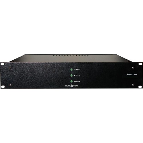 Источник бесперебойного питания СКАТ-1200И7 RACK 12В 5А высота 2U под 2 АКБ 7-17А.ч СС ТР ПБ Бастион