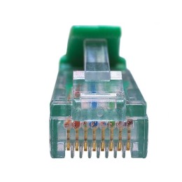 Патч-корд UTP 5e 4х2 26AWG (7х0.16мм) Cu LSZH 5м зел. SUPRLAN 10-0160