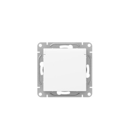 Розетка СП Эпика 16А IP44 с заземл. защ. шторки c крышкой механизм бел. EKF UP1-SOW-111-44