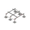 Конструкция опорная для установки оборудования TECHNORAPTOR STEELFOOT 1500х1500 тип 3 HD КМ TR0324
