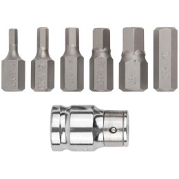 Набор бит шестигранных CrV (уп.7шт) FIT 57807
