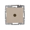 Розетка телевизионная оконечная TV Rain механизм крем. LEZARD 703-0388-130