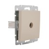 Розетка телевизионная оконечная TV Rain механизм крем. LEZARD 703-0388-130