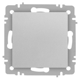 Выключатель 1-кл. СП Accent 6-101-03 10А IP20 250В AL/CU алюм. Intro Б0063437