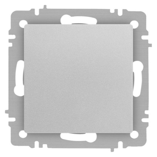 Выключатель 1-кл. СП Accent 6-101-03 10А IP20 250В AL/CU алюм. Intro Б0063437