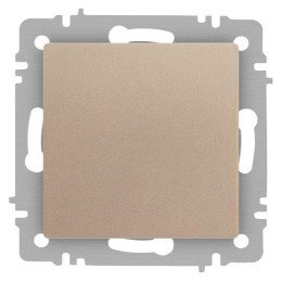 Выключатель 1-кл. СП Accent 6-101-04 10А IP20 250В AL/CU шампань Intro Б0063464