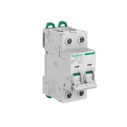 Выключатель автоматический 2п B 1А 6кА Systeme9 400В SE S9F21201