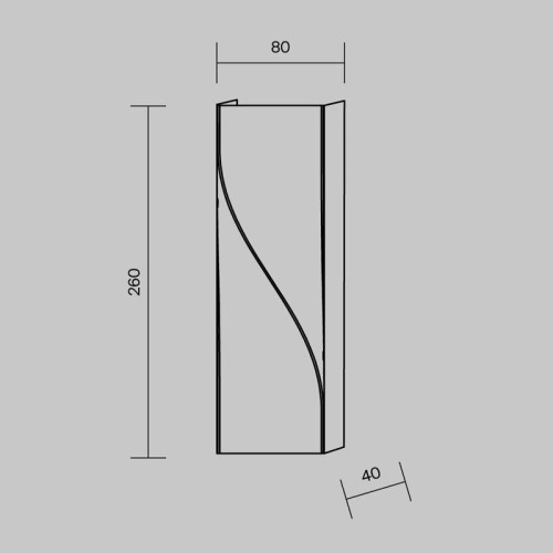 Светильник светодиодный Twist 11Вт 3000К IP65 архитектурная подсветка Maytoni O040WL-L11W3K