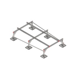 Конструкция опорная для установки оборудования TECHNORAPTOR STEELFOOT 1500х2500 HD КМ TR0327