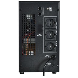 Источник бесперебойного питания ELECTRA LT 2кВА/1.6кВт с АКБ 4х7А.ч USB Schuko ITK ELT-2000VA-1-004-
