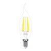 Лампа светодиодная LED-CW35-5W/WW/E14/CL/MB GLM10TR форма "свеча на ветру" прозр. Multibright свет т