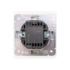 Выключатель 1-кл. СП ROUND MIELE 10А перламутр Kranz KR-78-0705-1