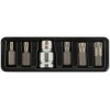 Набор бит дюймSPLINEдюйм CrV (уп.6шт) FIT 57846