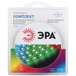 Комплект светодиодной ленты 5050kit-14.4-60-12-IP20-RGB разноцвет. 12В (в комплекте: LED лента на дв
