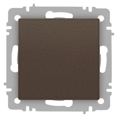 Выключатель 1-кл. СП Accent 6-101-08 10А IP20 250В AL/CU бронза Intro Б0063438