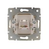 Розетка компьютерная СП Rain RJ45 16А IP20 механизм крем. LEZARD 703-0388-139