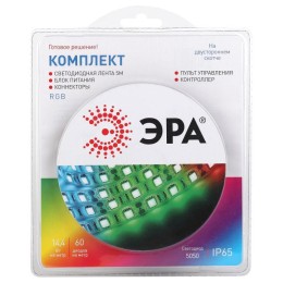 Комплект светодиодной ленты 5050kit-14.4-60-12-IP65-RGB разноцвет. 12В (в комплекте: LED лента на дв