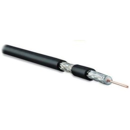 Кабель коаксиальный COAX-RG6-OUTDOOR-500 RG-6 75Ом (ТВ SAT CATV) жила 18 AWG для внеш. прокл.; общ.