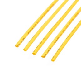 Трубка термоусадочная 2.5/1.25 1м желт. REXANT 20-2502