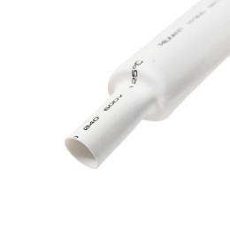Трубка термоусадочная 40.0/20.0 1м бел. Rexant 24-0001