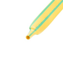 Трубка термоусадочная 20/10 1м желт./зел. Rexant 22-0007