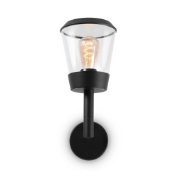 Светильник Faro 1х23Вт E27 IP54 бра настен. Maytoni O039WL-01B