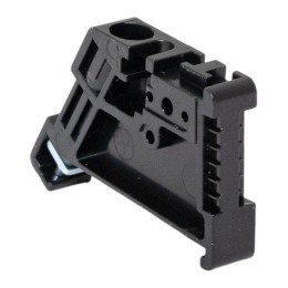 Ограничитель на DIN-рейку 1 винт EW пластик. EKF ahdw-ew