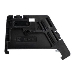 Ограничитель на DIN-рейку 1 винт EW пластик. EKF ahdw-ew