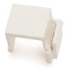 Вставка-заглушка KJ1-BL-WH формата Keystone Jack бел. Hyperline 39260