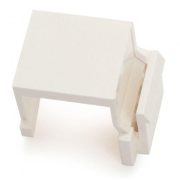 Вставка-заглушка KJ1-BL-WH формата Keystone Jack бел. Hyperline 39260