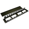 Организатор кабельный CM-2U-ML-COV метал. с крышкой 19дюйм 2U Hyperline 16490