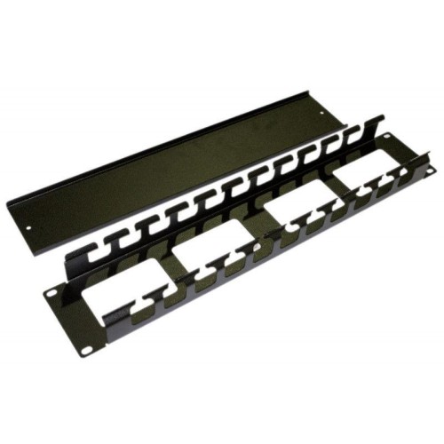 Организатор кабельный CM-2U-ML-COV метал. с крышкой 19дюйм 2U Hyperline 16490