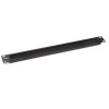 Фальш-панель BPB19-1U-RAL9005 на 1U с щеточным вводом черн. (RAL 9005) Hyperline 52601