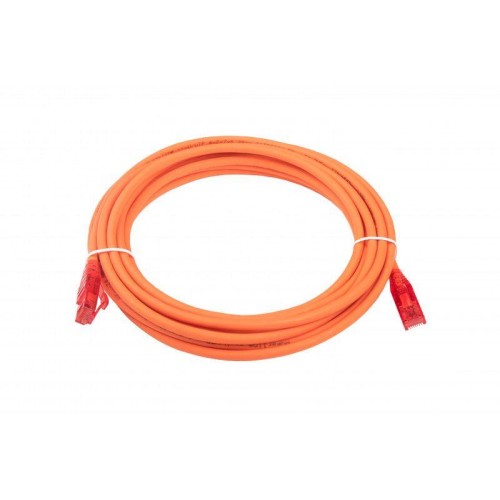 Патч-корд кат.5E U/UTP LSZH PC-LPM-UTP-RJ45-RJ45-C5e-5M-LSZH-OR 5м оранж. Hyperline 30929