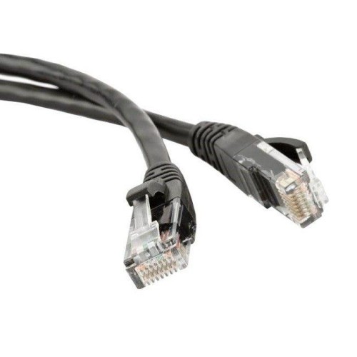 Патч-корд PC-LPM-STP-RJ45-RJ45-C6-1M-LSZH-BK F/UTP экран. кат.6 LSZH 1м черн. Hyperline 30852
