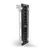 Патч-панель настенная кат.5E 12 портов RJ45 (8P8C) PPW-12-8P8C-C5e с подставкой Hyperline 15379