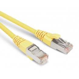 Патч-корд PC-LPM-STP-RJ45-RJ45-C6-0.5M-LSZH-YL F/UTP экран. кат.6 LSZH 0.5м желт. Hyperline 230343