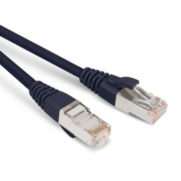 Патч-корд PC-LPM-STP-RJ45-RJ45-C6-1.5M-LSZH-BK F/UTP экран. кат.6 LSZH 1.5м черн. Hyperline 230350