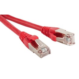 Патч-корд PC-LPM-STP-RJ45-RJ45-C6-0.5M-LSZH-RD F/UTP экран. кат.6 LSZH 0.5м красн. Hyperline 230341