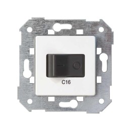 Выключатель автоматический 1-кл. 2п СП Simon 27/82/82Nature/88 16А IP20 230В механизм бел. Simon 754