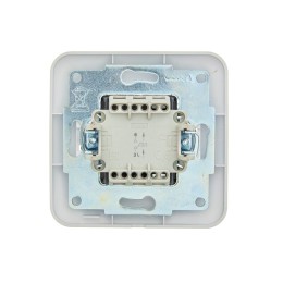 Кнопка звонка 1-кл.СП ASTI 10А IP20 в сборе бел. LEZARD 7081-0202-103