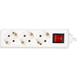 Удлинитель 3х5м с заземл. 16А IP20 У03К 2P+PE 250В ПВС 3х1 с выкл. IEK WYP10-16-03-05-ZK-N