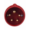 Вилка эл. каб. 16А 3P+PE+N 380В IP44 ССИ-015 IEK PSR02-016-5
